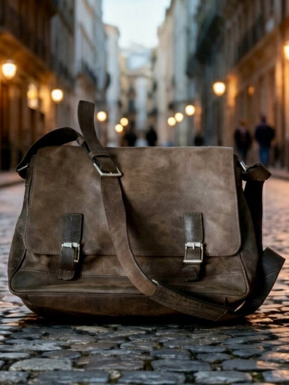 Frye Rustic Brown Leather Laptop Bag